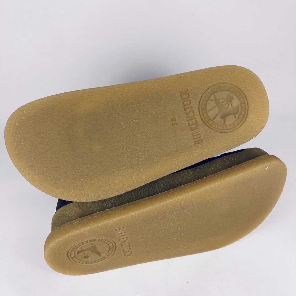 Birkenstock Brown Leather Ankle Boots with Tan Crepe Sole - Picture 8 of 12